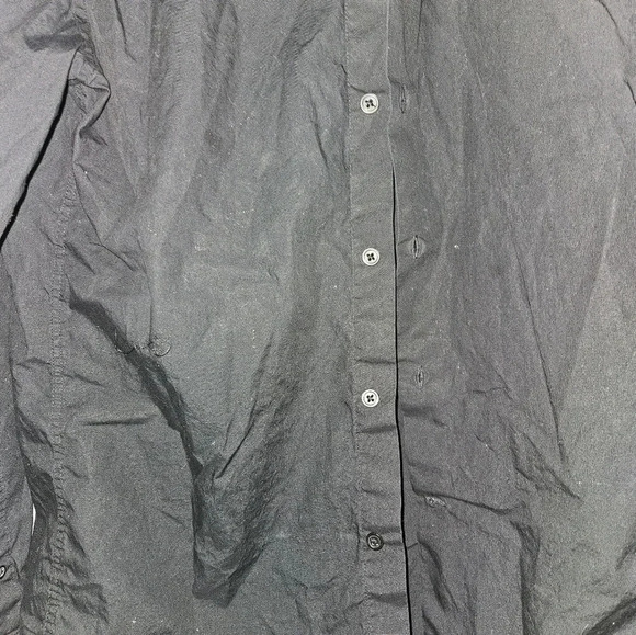 H & M Mens Regulat Fit Long Sleeve Black Dress Shirt Size S - Picture 3 of 14